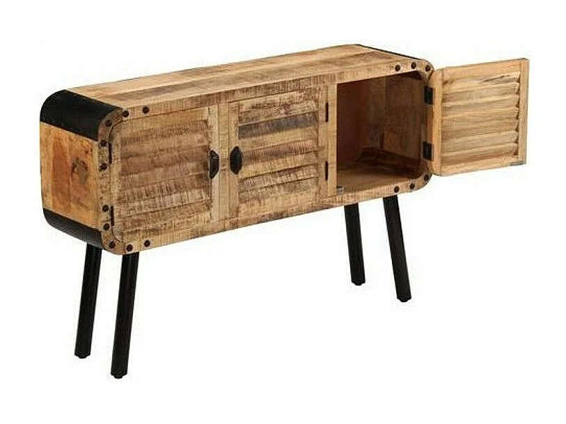 Commode 3 portes manguier massif Indula