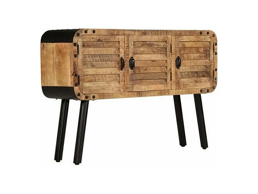 Commode 3 portes manguier massif Indula