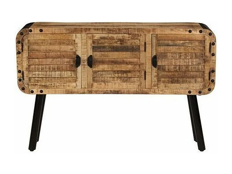 Commode 3 portes manguier massif Indula