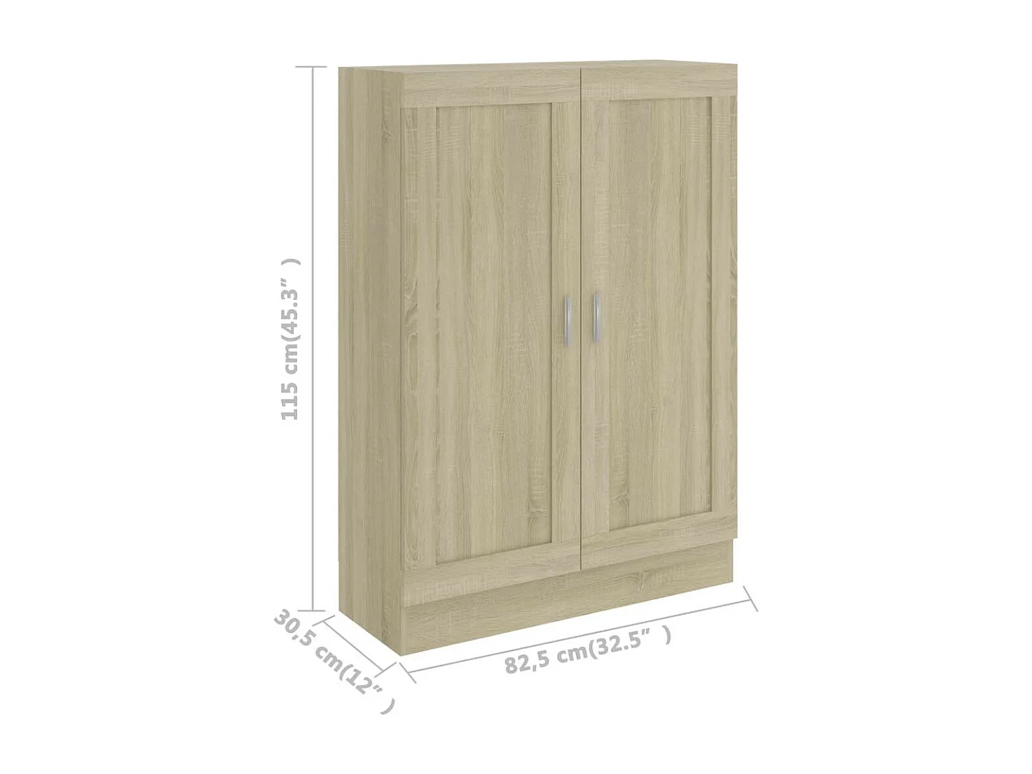 Commode Chêne sonoma 82,5x30,5x115