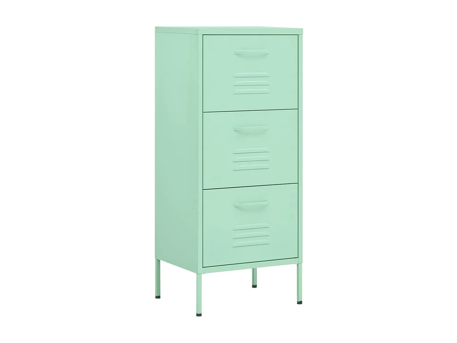 Armoire de rangement Vert menthe 42,5x35x101,5 Acier