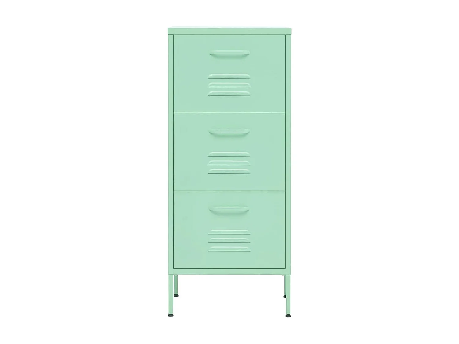 Armoire de rangement Vert menthe 42,5x35x101,5 Acier