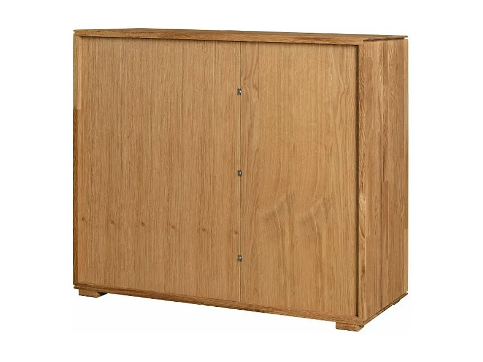 Commode en bois de chêne massif Inka 98cm