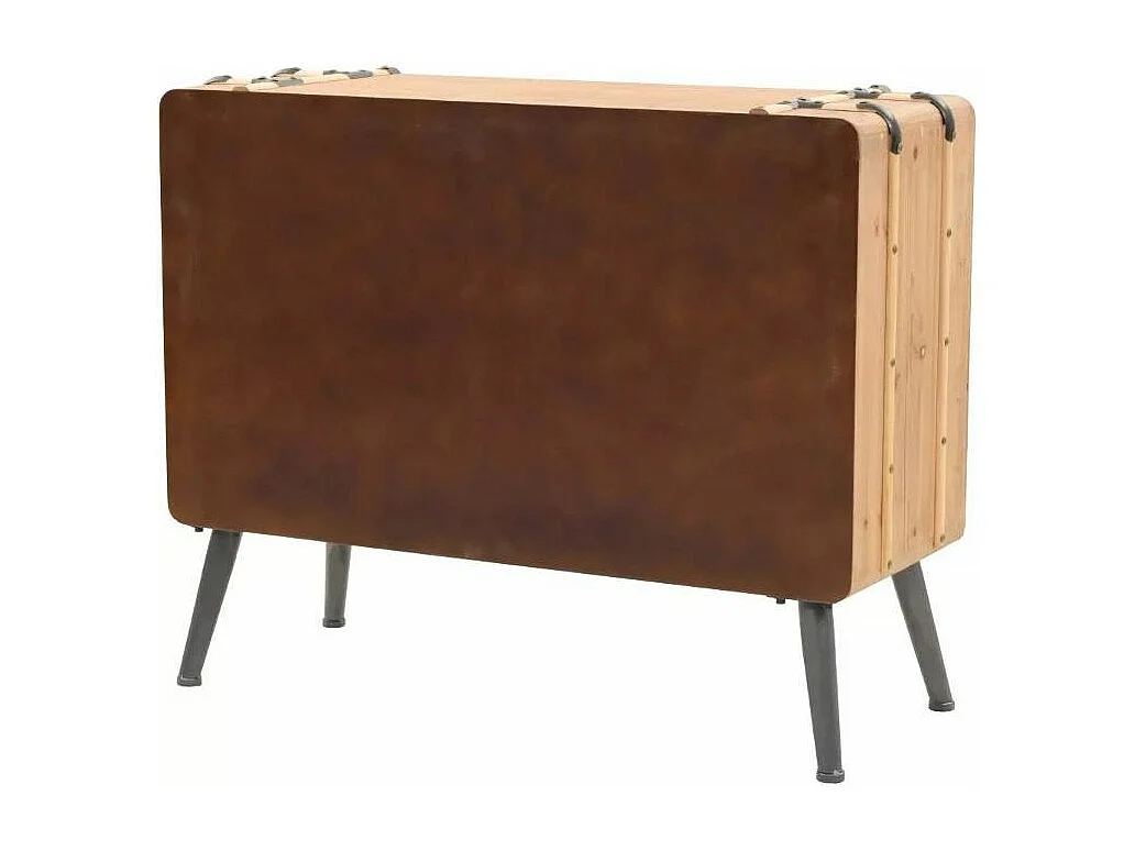 Commode 6 tiroirs pin massif Stylie