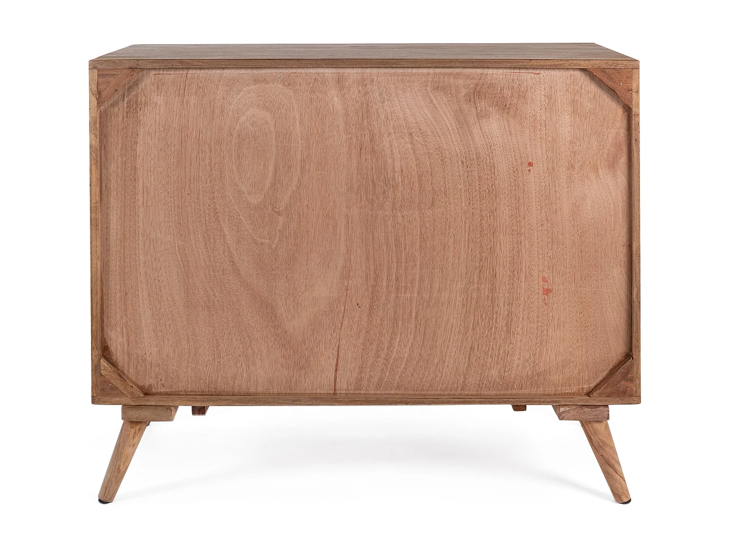 Commode 3 tiroirs en bois de sheesham naturel Kany 88cm