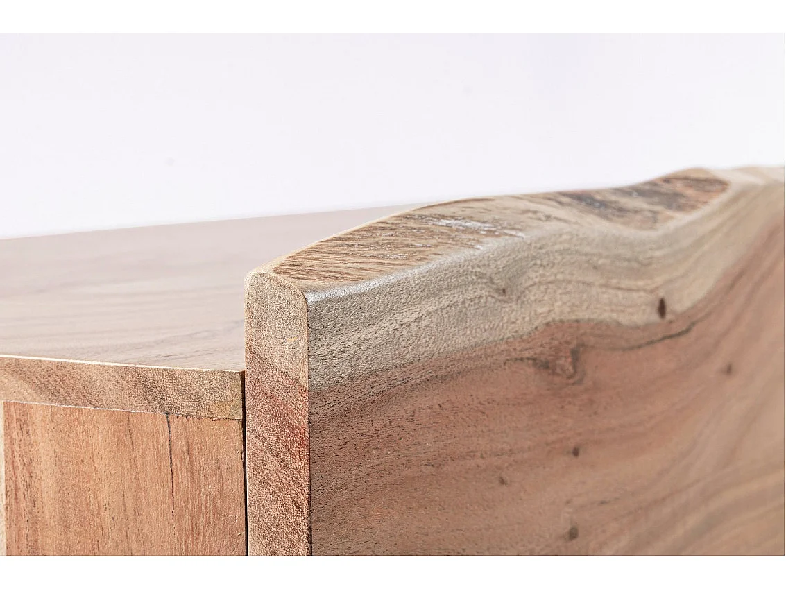 Chiffonier 5 lades acaciahout Denia 70 cm