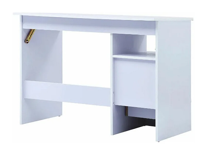 Bureau enfant inclinable 3 tiroirs bois blanc Sunny