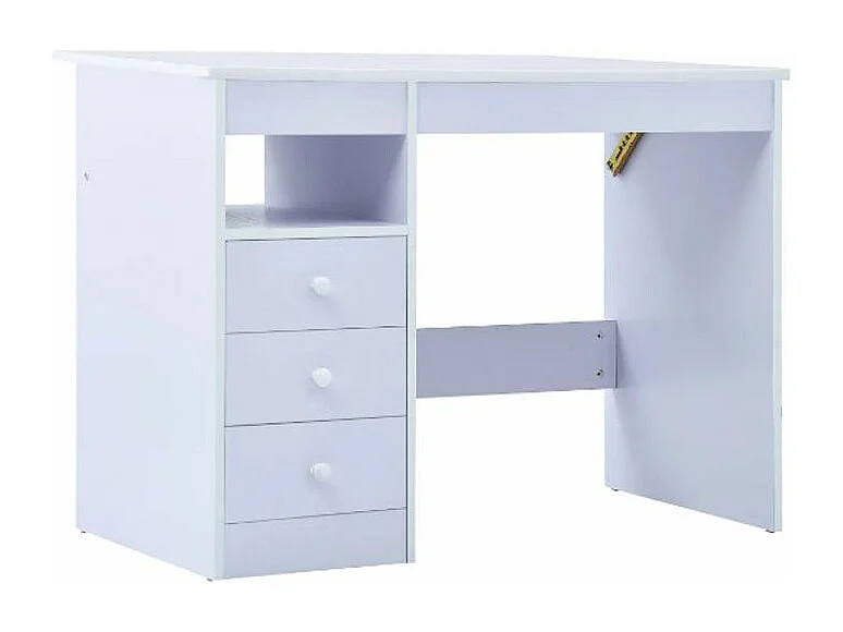Escritorio infantil de dibujo inclinable blanco