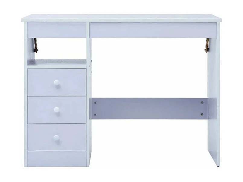 Escritorio infantil de dibujo inclinable blanco