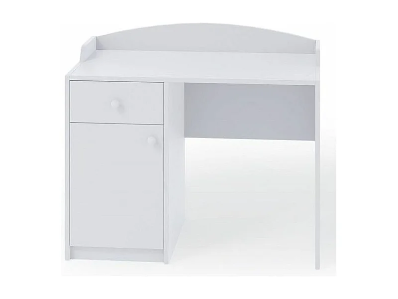 Kinderbureau met lade en een witte kast van Drimy
