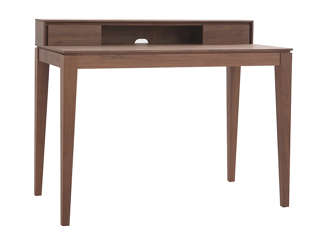 Design-Schreibtisch mit Fächern aus Nussbaumholz SEKRET