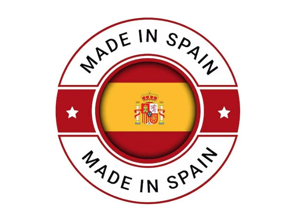 Table rectangulaire bois de manguier noir et pieds acier noir Tinka 160cm