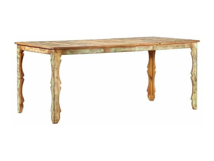 Table à manger bois de récupération massif Nocea 180cm