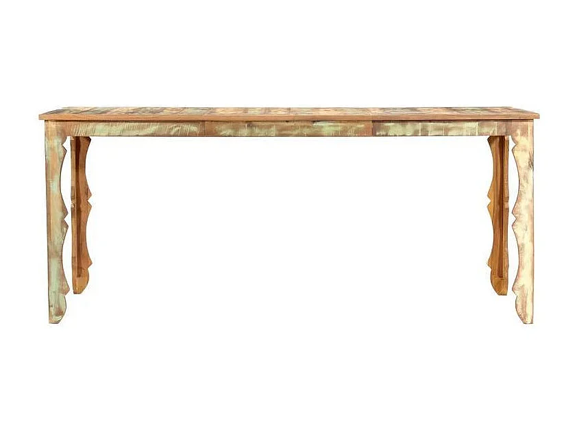 Table à manger bois de récupération massif Nocea 180cm
