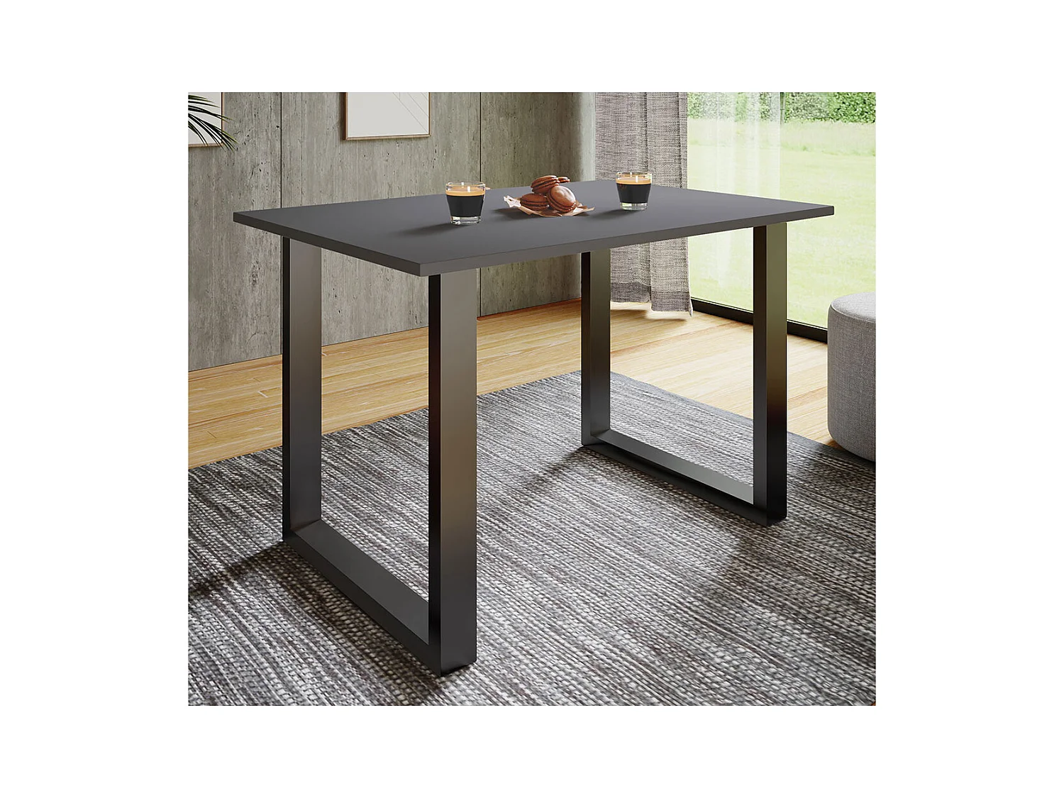 Houten eettafel Keukentafel Xona X 140x80