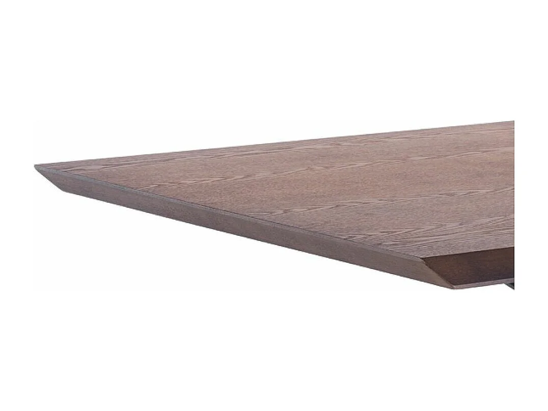 Table rectangle en bois MDF et pieds en acier noir Lola L 200cm