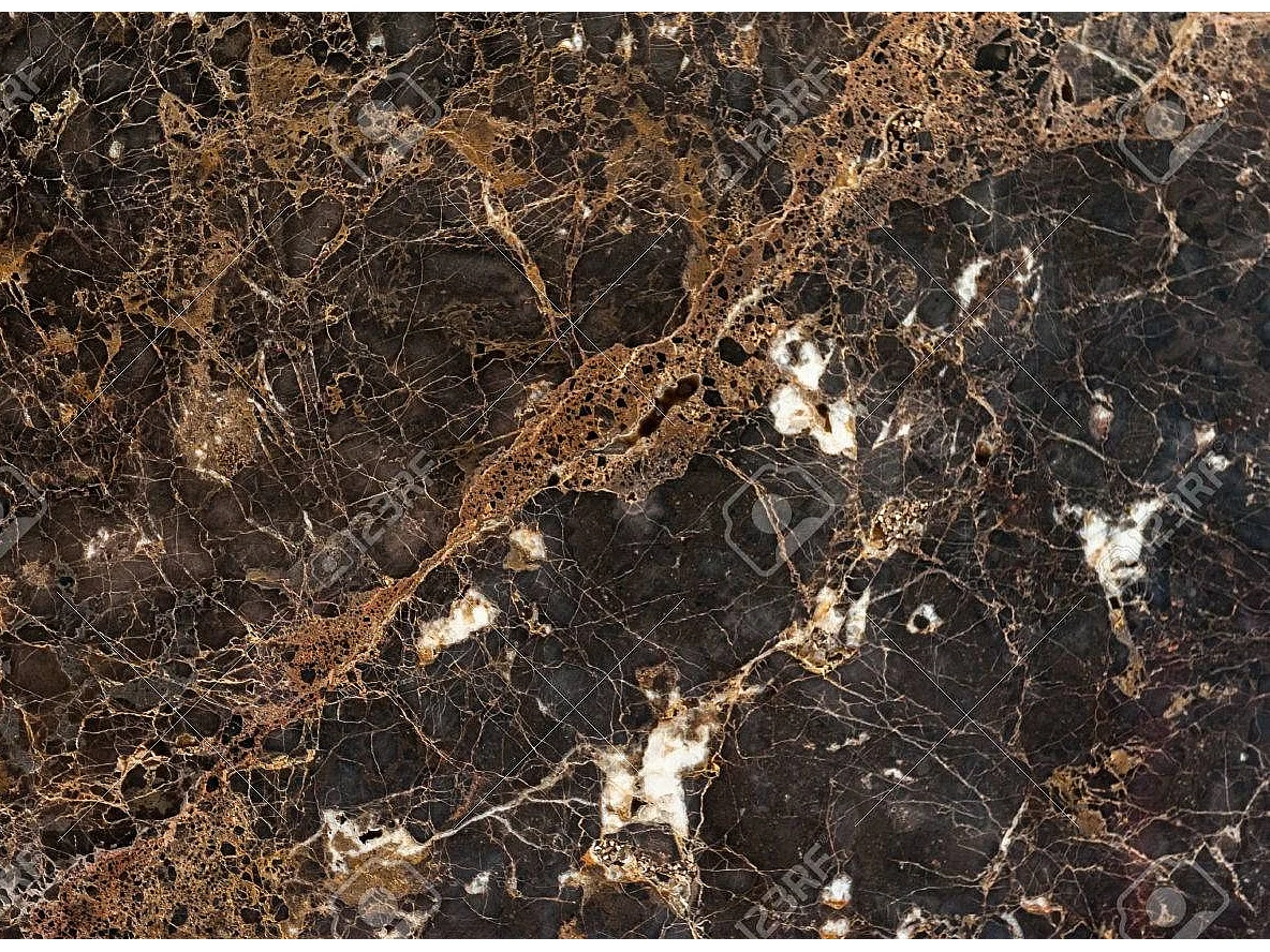 Table tulipe ronde en marbre-Plateau Marbre noir Marquinia-Diamètre 130 cm-Piètement Noir brillant