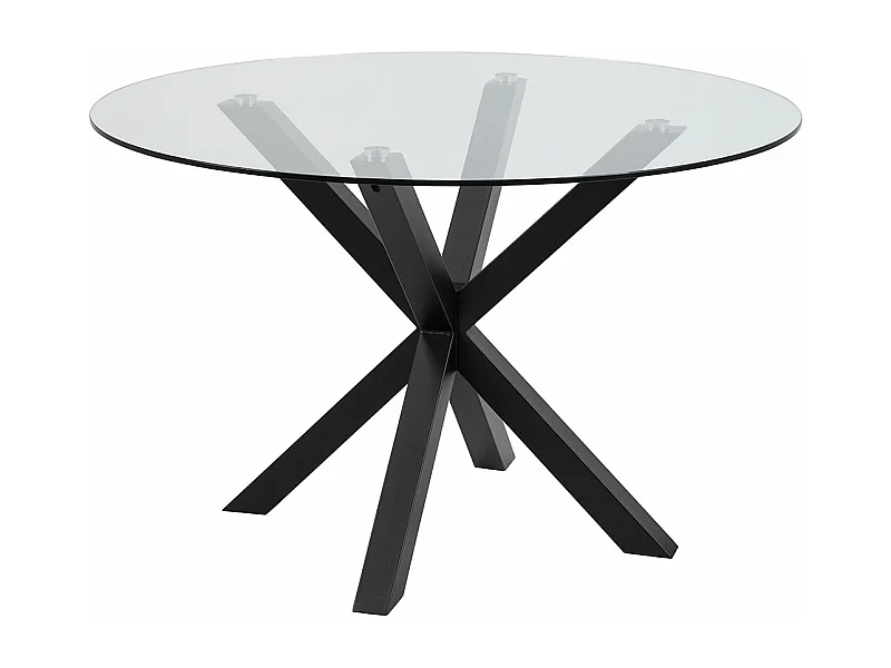 Heaven table de salle à manger Ø119cm verre.