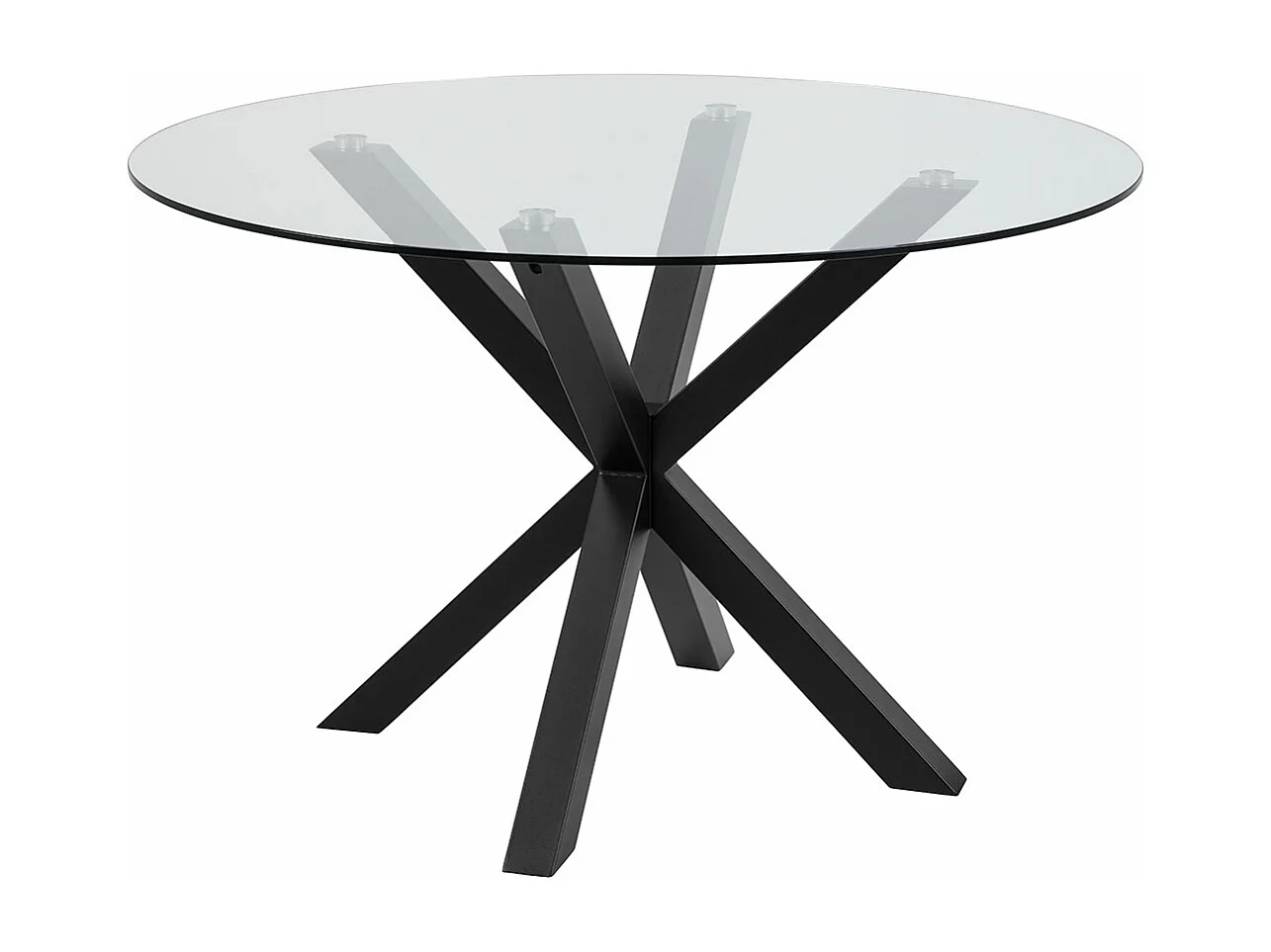 Heaven table de salle à manger Ø119cm verre.