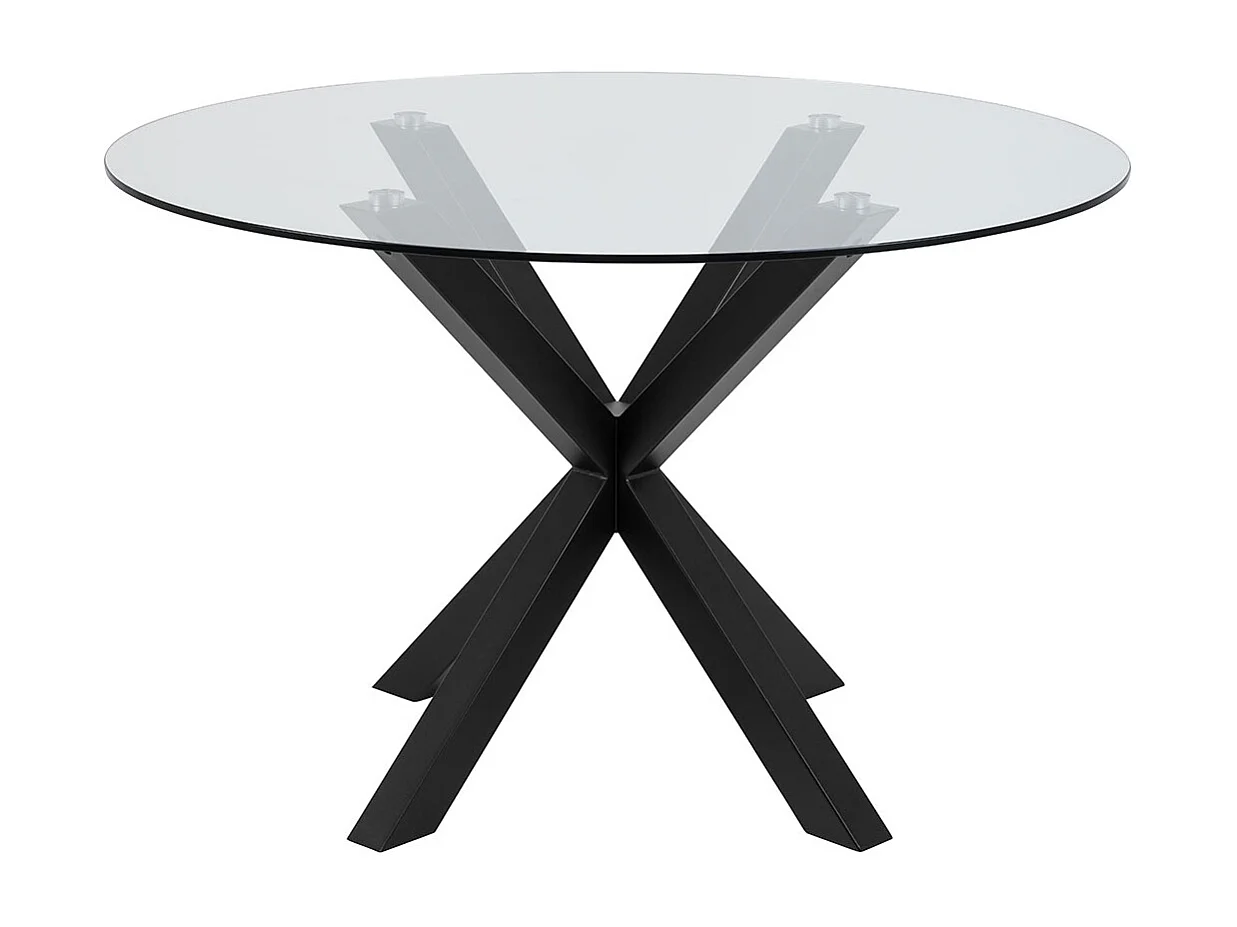 Heaven table de salle à manger Ø119cm verre.
