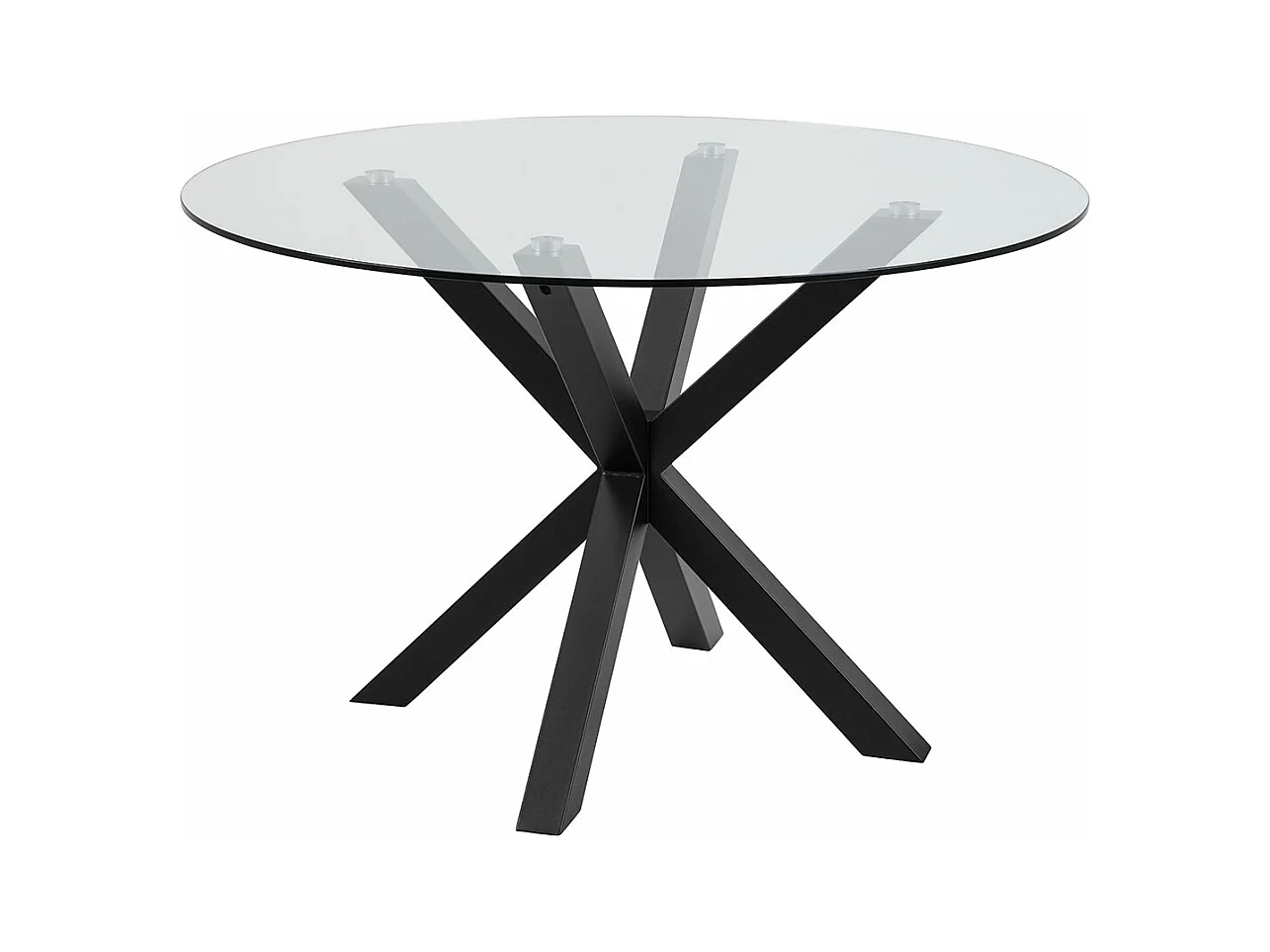 Heaven table de salle à manger Ø119cm verre.
