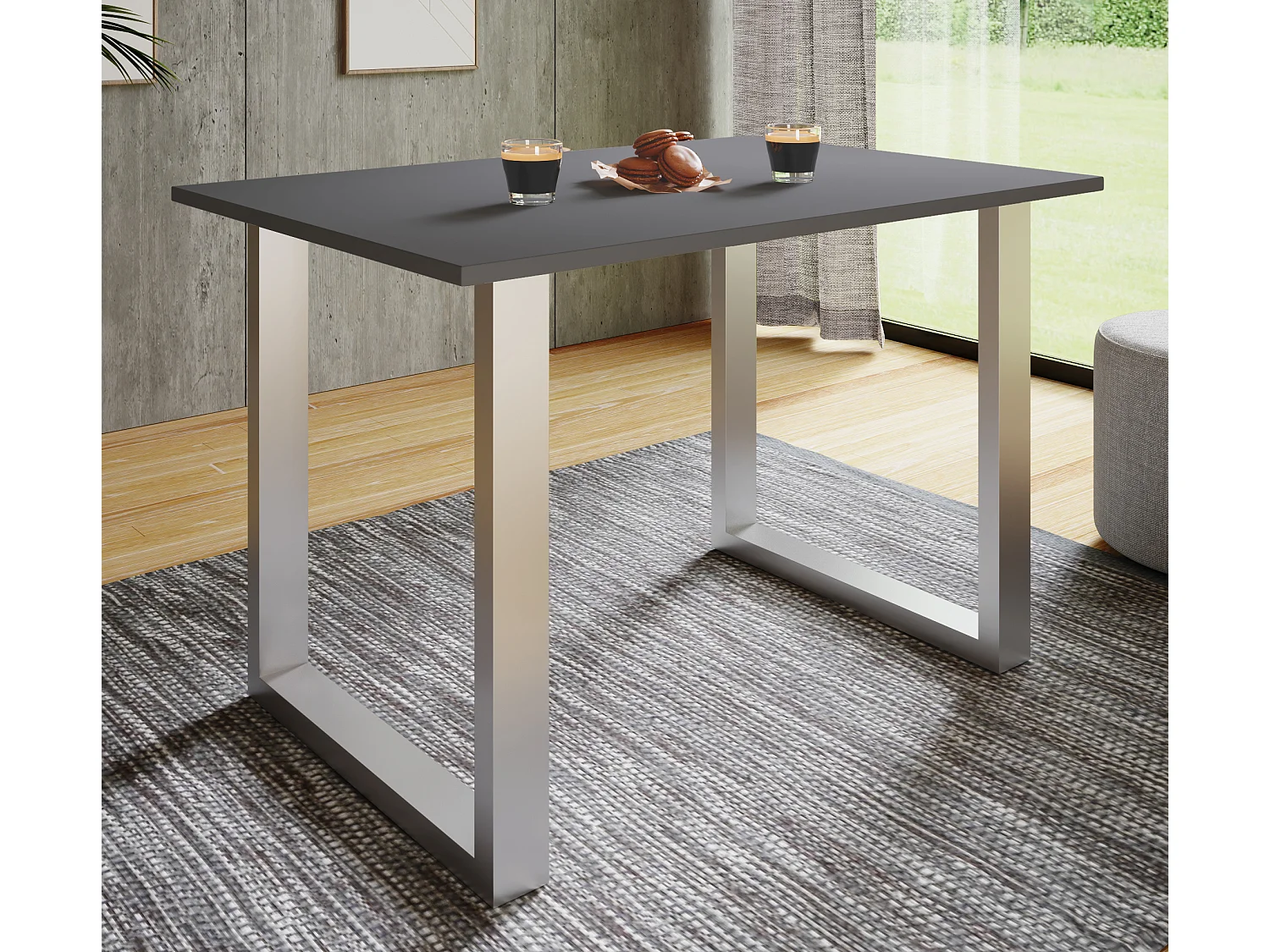 Premium Esstisch Küchentisch Xona U 110x80