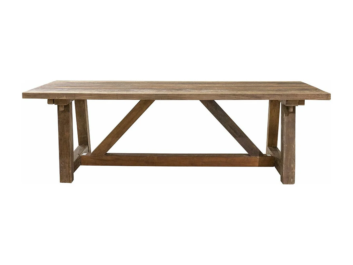 Grande table à manger en bois massif Jardo 250cm