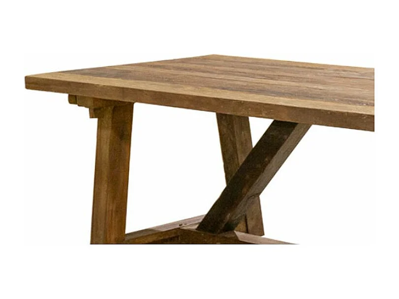Grande table à manger en bois massif Jardo 250cm