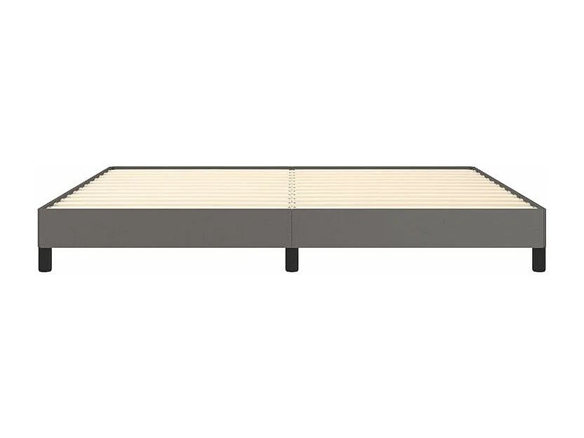 Cadre de lit Gris 200x200 Similicuir