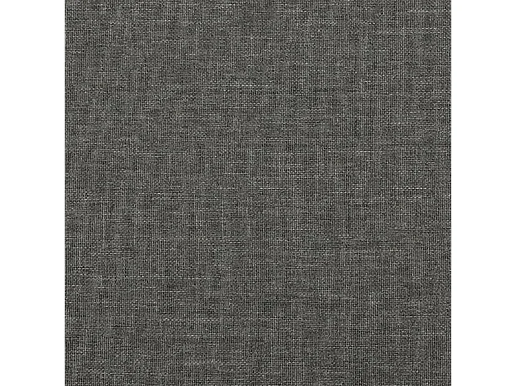 Sommier à lattes de lit avec matelas Gris foncé 160x200 Tissu