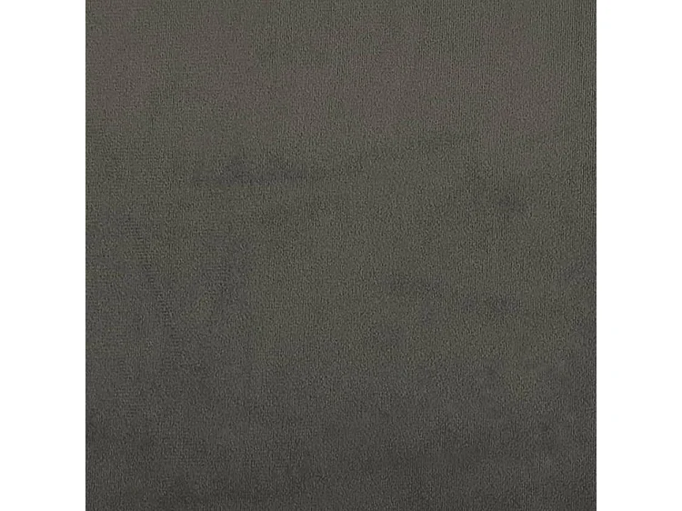 Sommier à lattes de lit et matelas Gris foncé 180x200 Velours