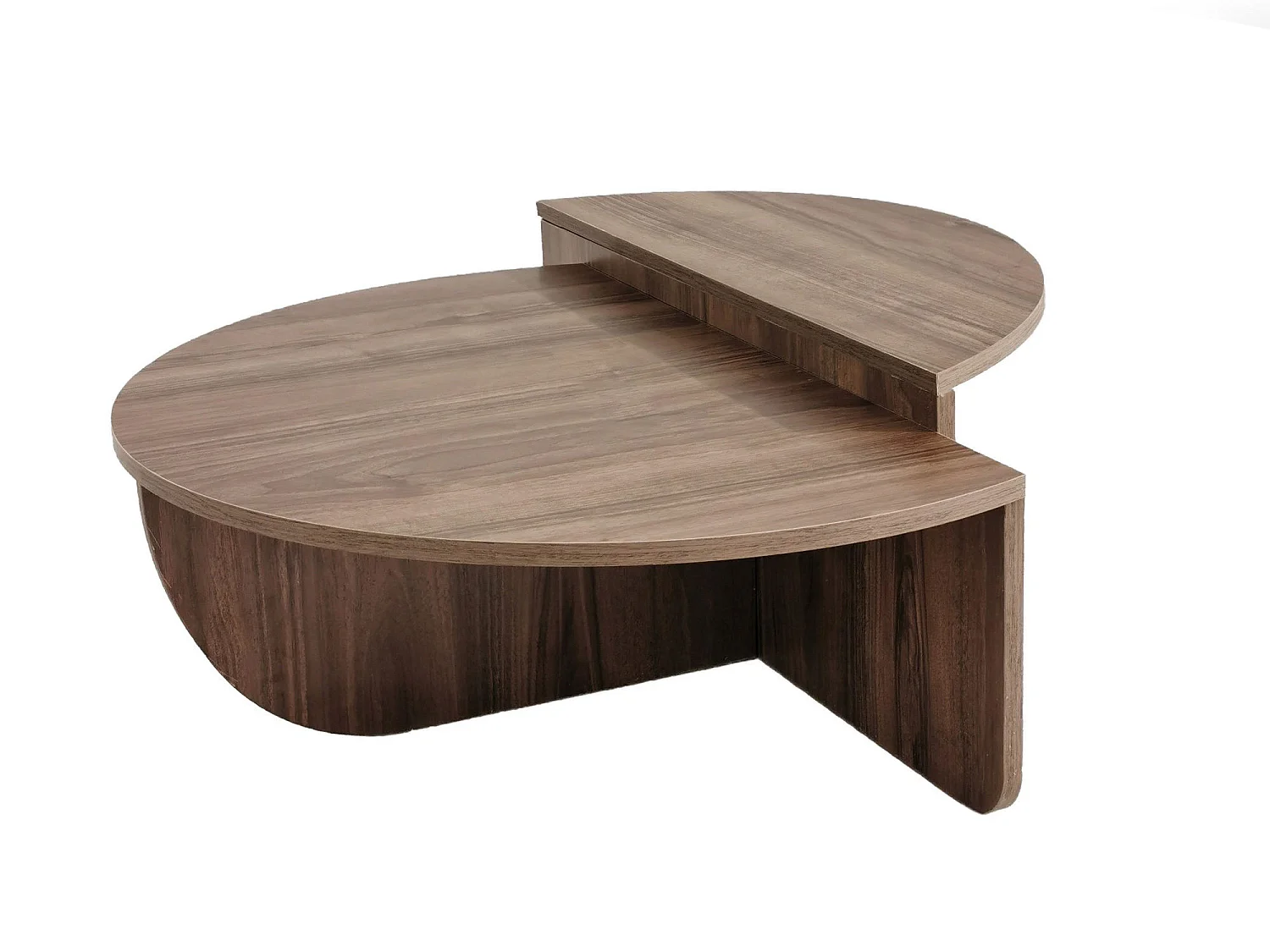 Set van 2 salontafels - Kleur: naturel - ALOEVA