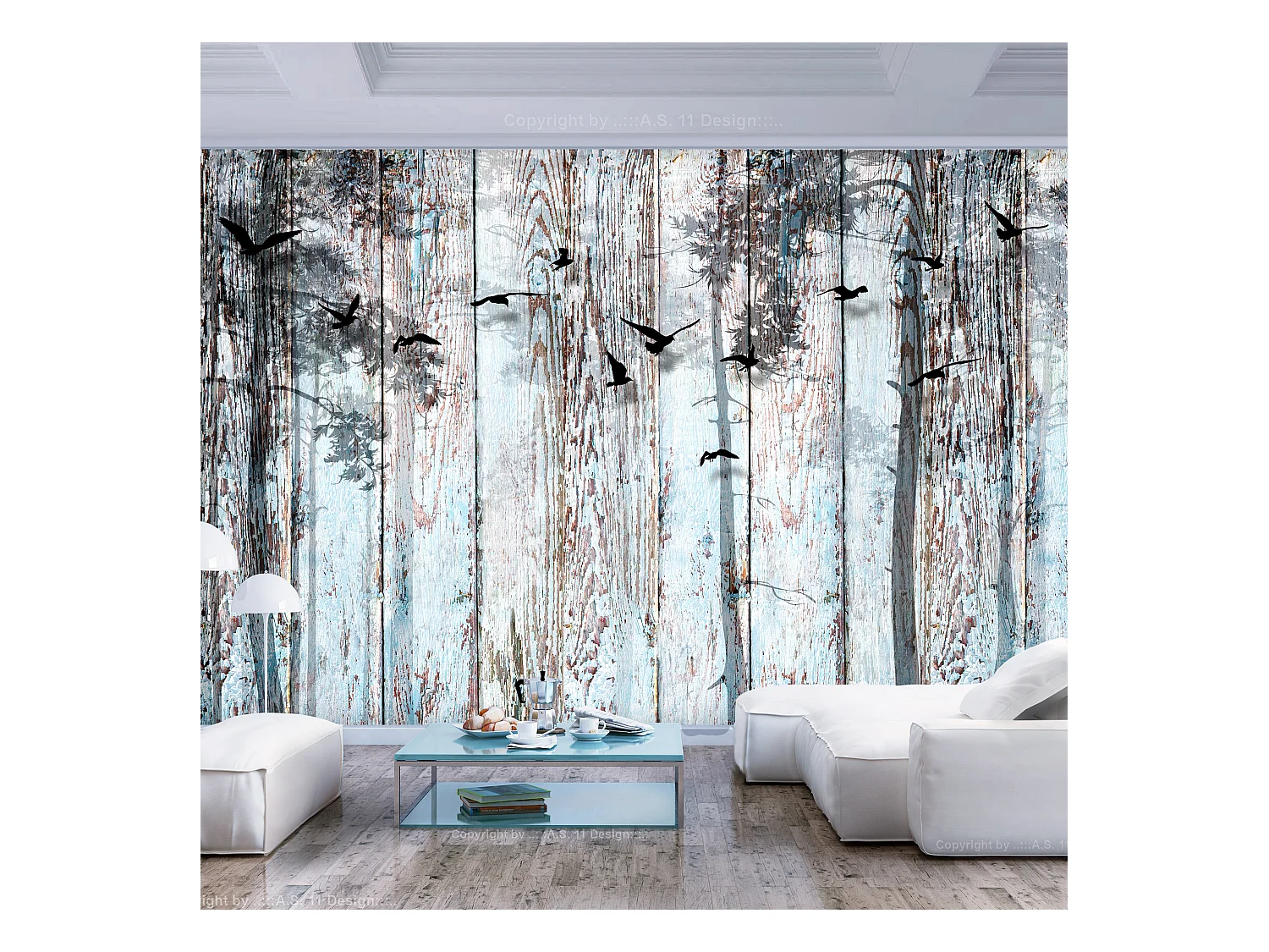Papier peint intissé Fonds et Dessins Close to Nature 150x105 cm
