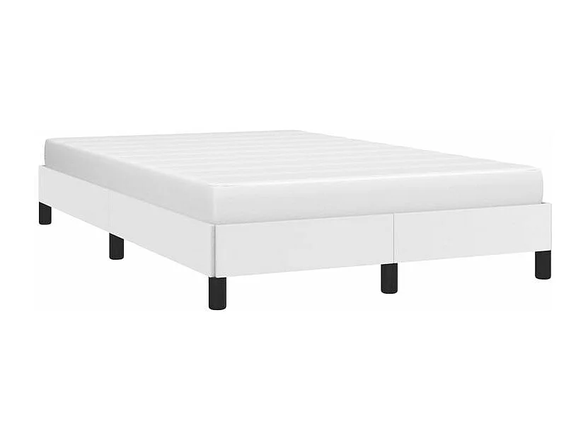 Cadre de lit Blanc 120x200 Similicuir