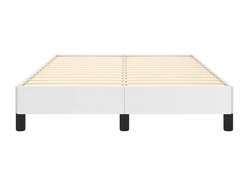 Cadre de lit Blanc 120x200 Similicuir