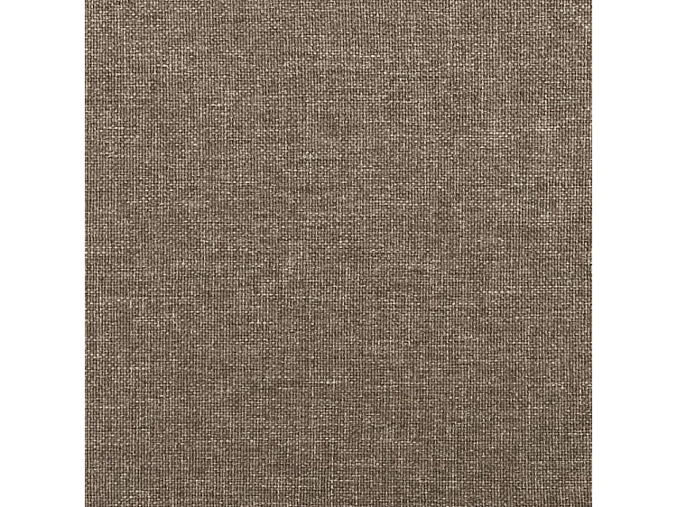 Sommier à lattes de lit avec matelas Taupe 160x200 Tissu