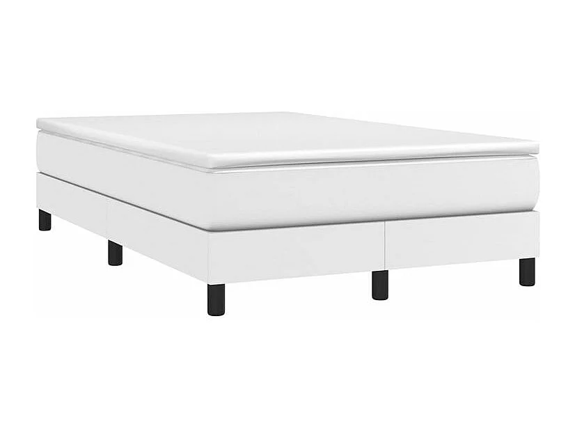 Cadre de lit Blanc 120x200 Similicuir