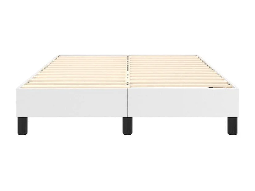 Cadre de lit Blanc 120x200 Similicuir