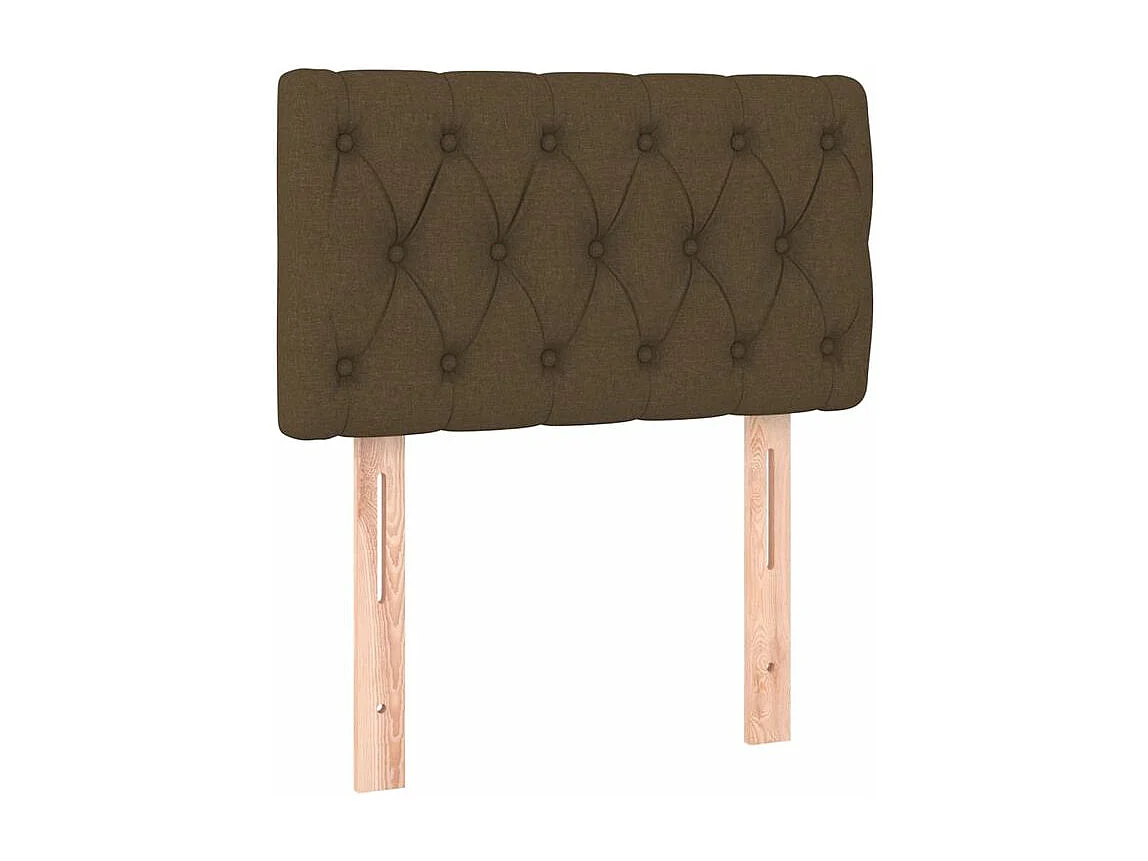 Sommier à lattes de lit avec matelas Marron foncé 80x200