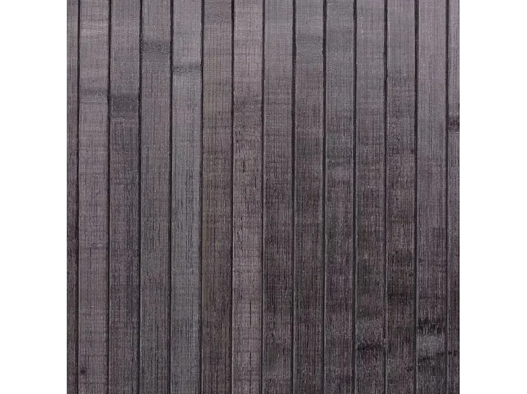 Paravent décoratif avec support non tissé bambou gris Kyca