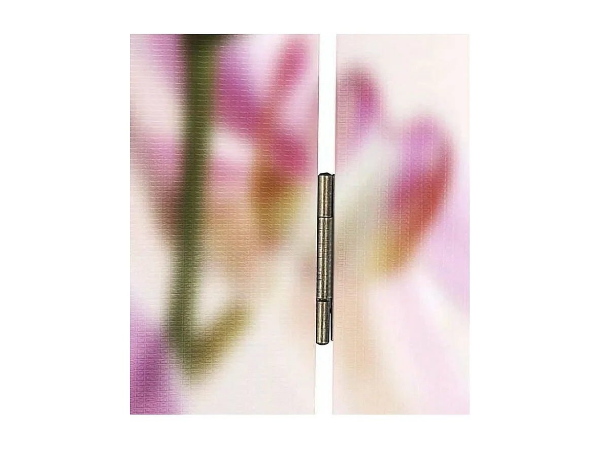 Paravent décoratif imprimé 3 volets bois Flowers