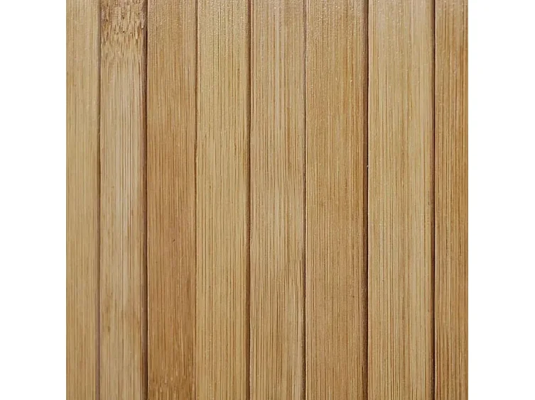 Paravent décoratif avec support non tissé bambou marron Kyca L 250 x H 165cm