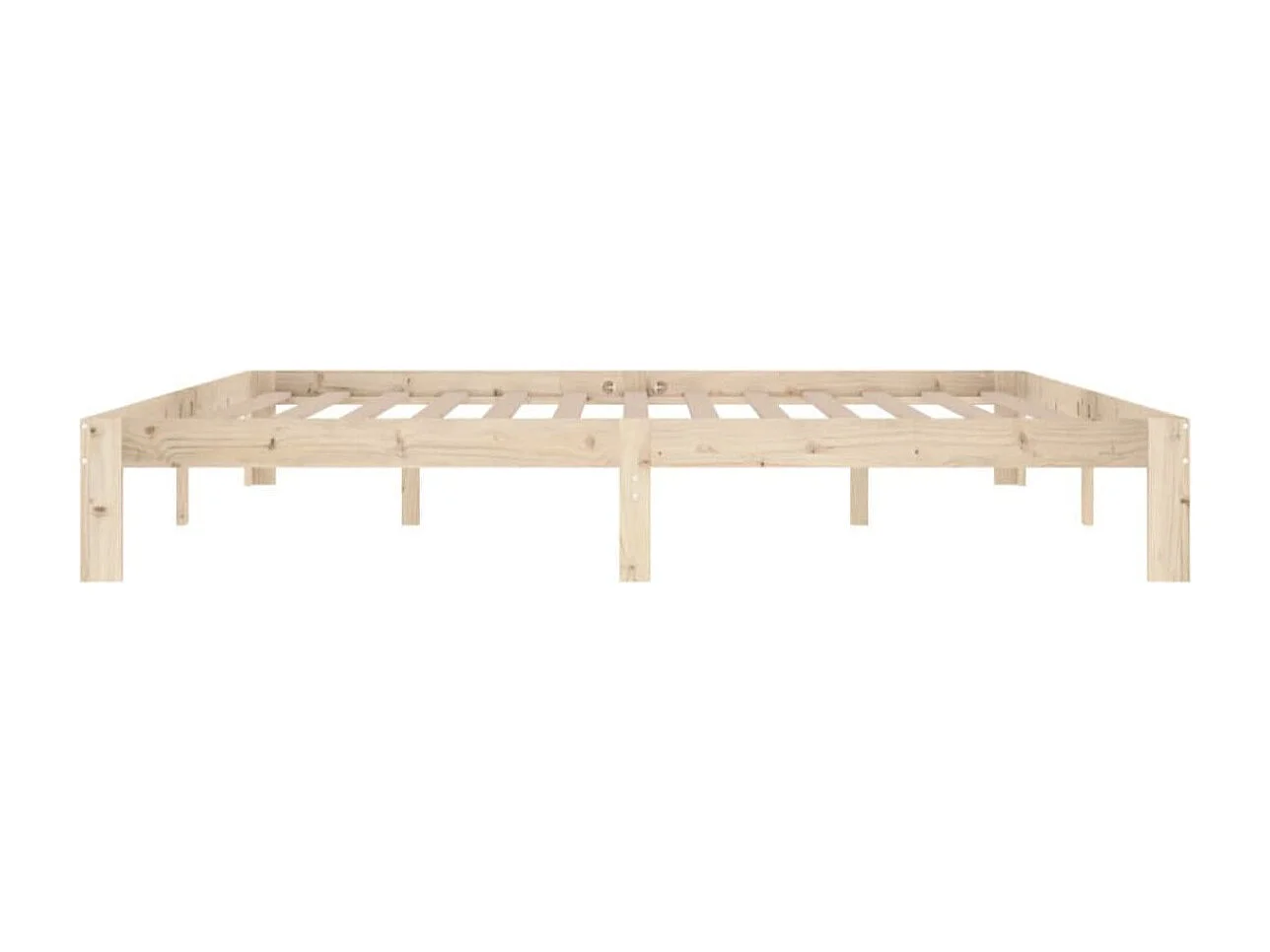 Cadre de lit Bois de pin massif 90x200