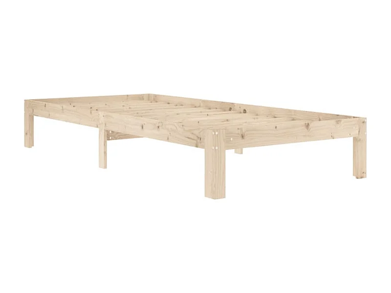 Cadre de lit Bois de pin massif 90x200