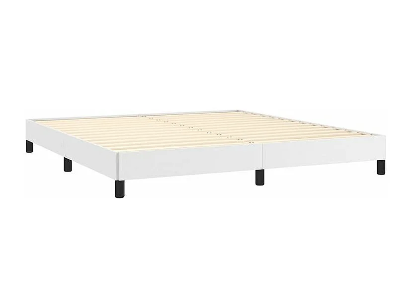 Cadre de lit Blanc 180x200 Similicuir