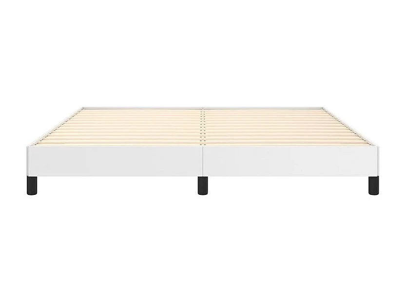 Cadre de lit Blanc 180x200 Similicuir