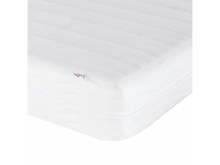 Lit avec matelas bleu 90x200 tissu