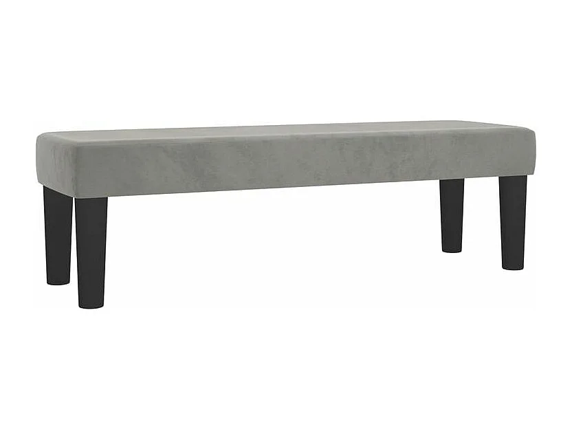 Sommier à lattes de lit et matelas Gris clair 200x200 Velours
