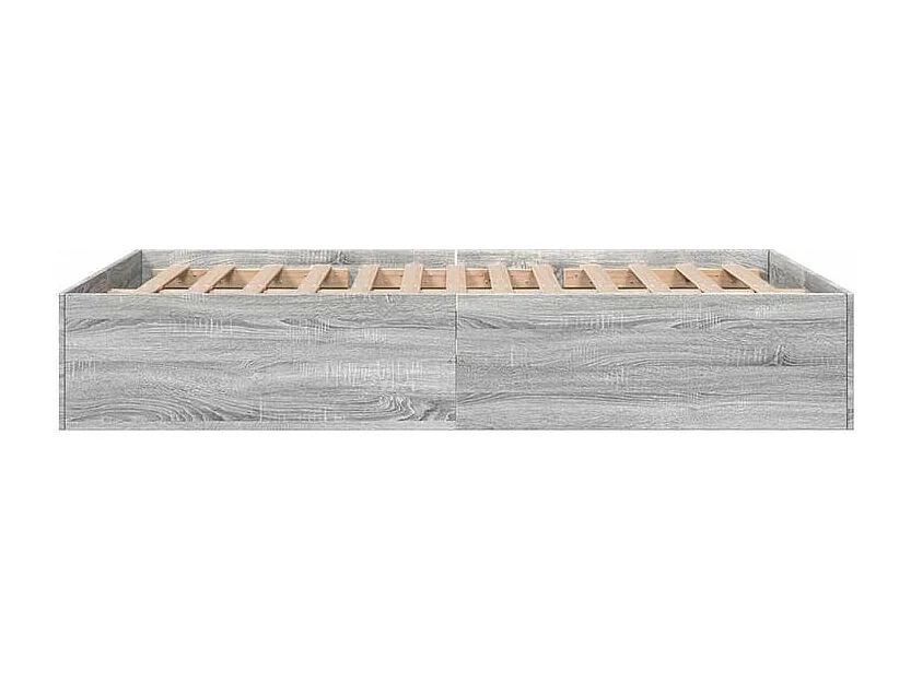 Cadre de lit sonoma gris 140x200 bois d'ingénierie