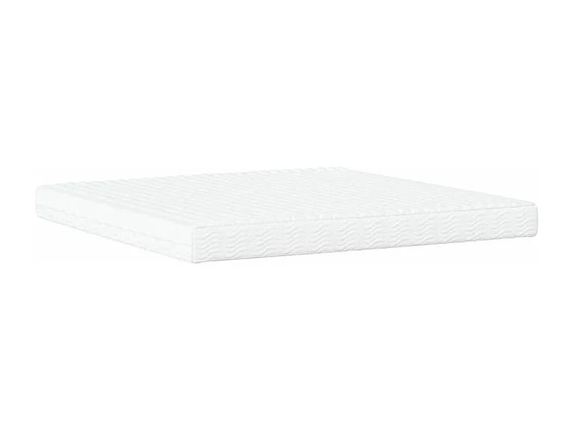 Lit avec matelas noir 200x200 tissu